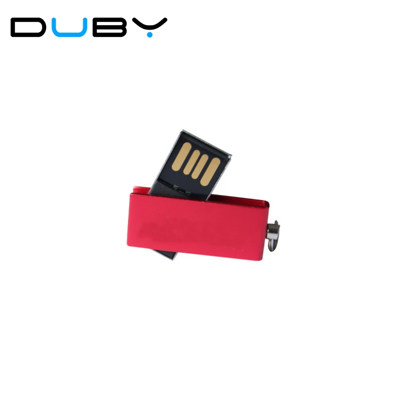 Giratorio Unidad Flash USB super mini Tarjeta de Memoria del Palillo del Pulgar/непроницаемый llave Del Coche/Pendrive U Disco