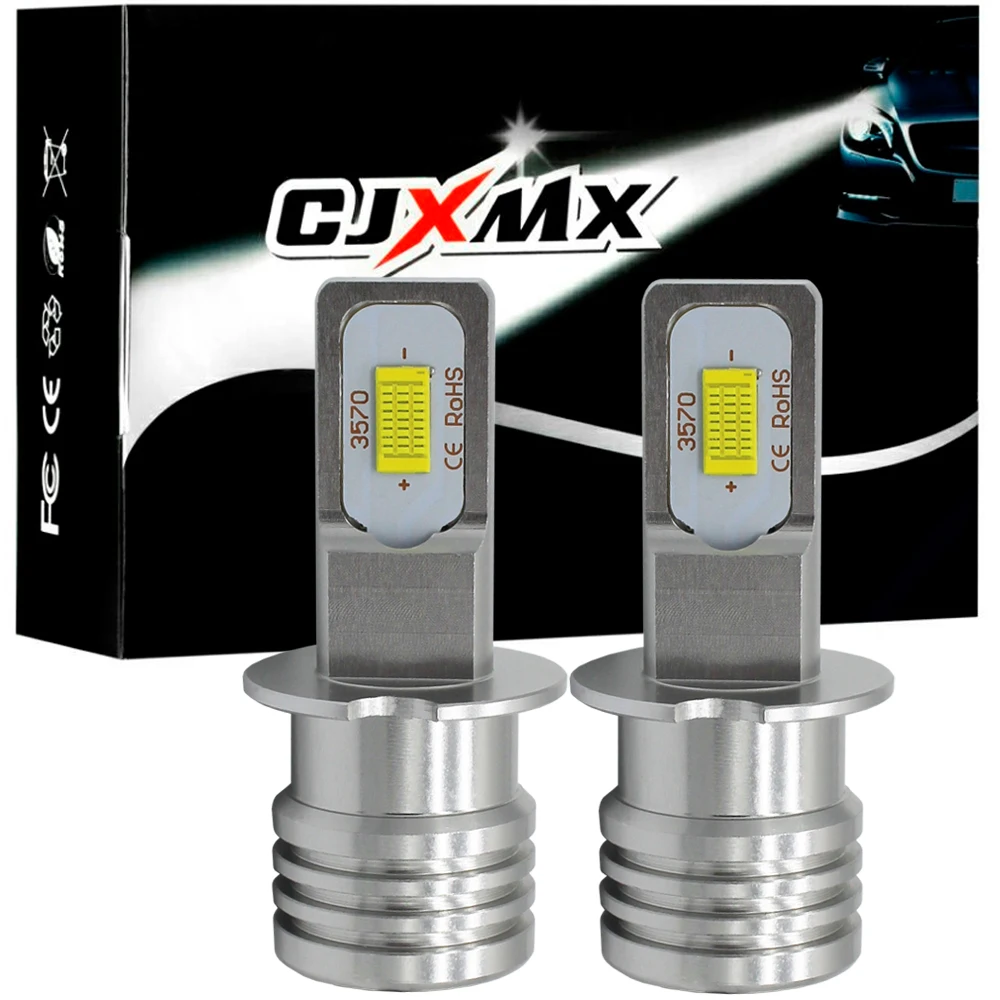 CJXMX H3 светодиодные лампы 1600LM 6500K белые супер яркие Автомобильные противотуманные