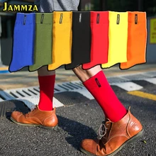 Men Large Size Cotton High Quality Cotton Socks for Week Monday to Sunday Business Funny Solid Socks Casual Long Male Meias Gift a week from sunday