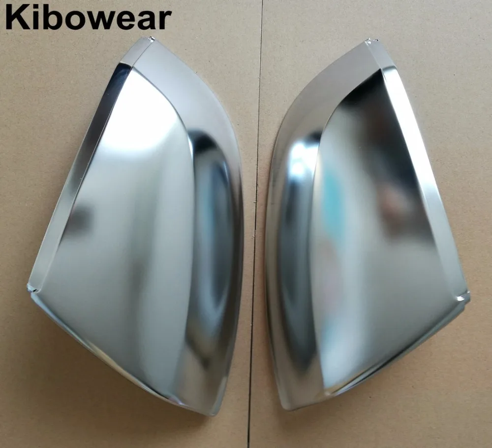 Kibowear для Audi Q7 Q5 SQ5 боковое зеркало крышки Серебро Матовый алюминий матовый хром