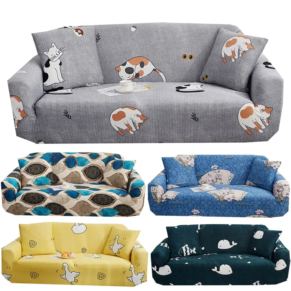 

Svetanya cartoon Sofa Cover strech L sectional Slipcovers