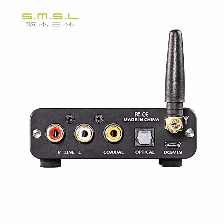 SMSL B1 настольный мини DAC усилитель аудио Hifi Bluetooth DAC Amp WM8524G оптический Caoxial вход