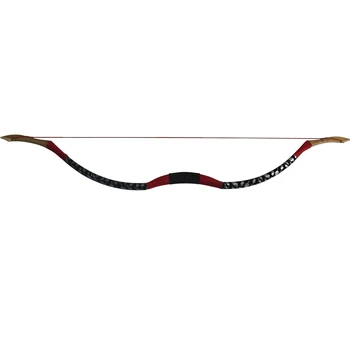 

Taditional Handcraft Recurve Bow Archery Hunting Silver Leaves Long Bow Hunter Outdoor Sports