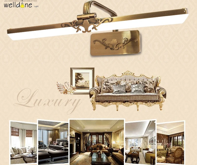 شحن مجاني 51 سنتيمتر مرآة حمام مصباح للماء الرجعية البرونزية مجلس الوزراء المرآة البالونية أضواء وحدة إضاءة LED جداريّة ضوء شحن مجاني 51 سنتيمتر مرآة حمام مصباح للماء الرجعية البرونزية مجلس الوزراء المرآة البالونية أضواء وحدة إضاءة LED جداريّة ضوء