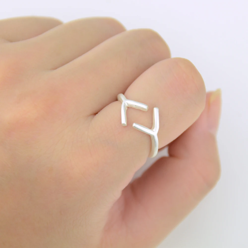 

100pcs Silver Rune Rings Wholesales Fashion Adjustable Rings For Women Gift