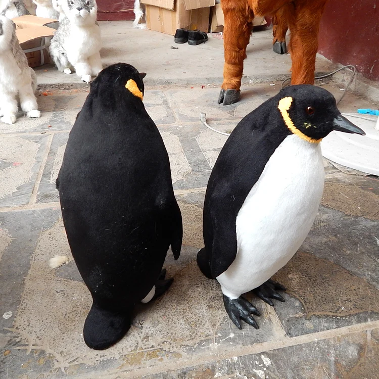 simulation penguin polyethylene&furs couples love penguins model large
