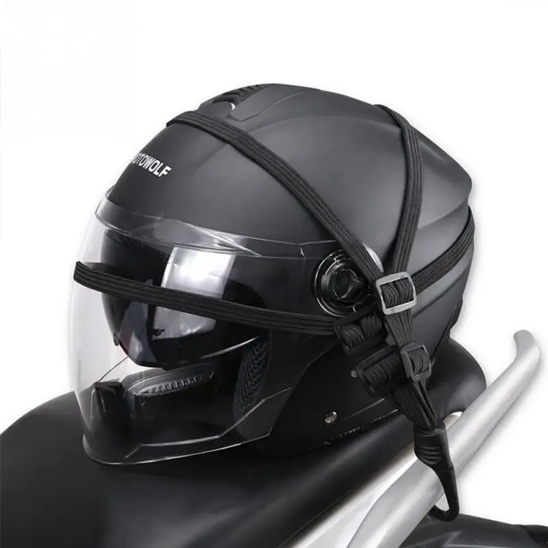 

60cm 90cm Hook Rope Luggage Rope Elastic Helmet Strip Electrombile Riding Accessories