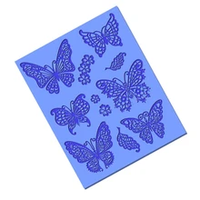 Butterflies Silicone Lace Mat Pad