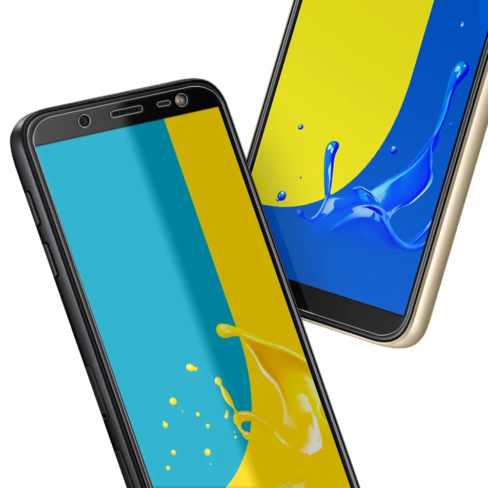 LECAYEE J6 9H Glass 2.5D Screen Protector For Samsung Galaxy J2 core J3 J4 J5 J6 J7 J8 2017 2018 HD Protective Film (8)