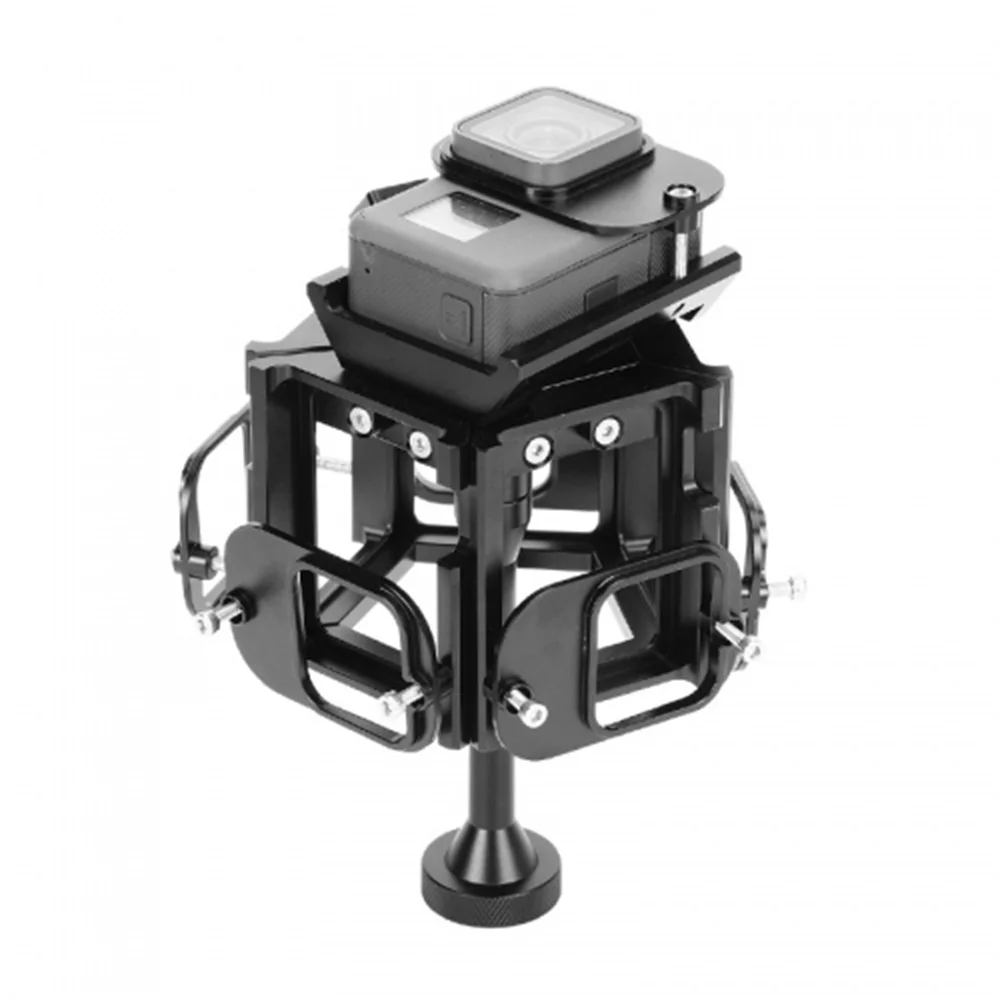 PG5-6 aircraft-grade aluminium 360 degree VR Panoramic bracket Rig for GoPro 5 mount 6 sport camera vibration during shooting