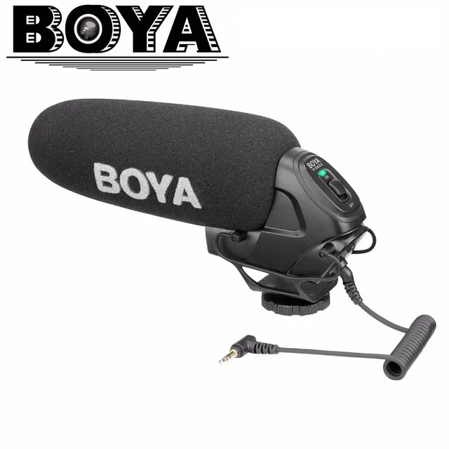 BOYA BY-BM3030 суперкардиоидный микрофон для камеры с 3 5 мм входом универсальных