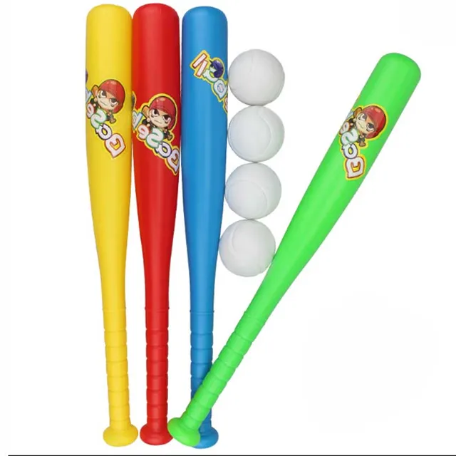 Plástico juguete bate de béisbol bola es colorido diversión Juegos de