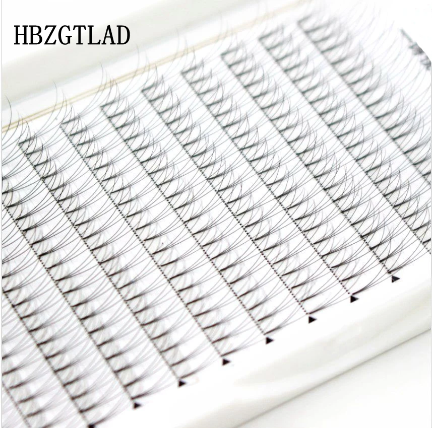 

New 0.05/0.07/0.1mm 3D Russian Volume Eyelashes Extension Short Stem Pre made Fans C/D curl Mink Eyelash Individual Extensions