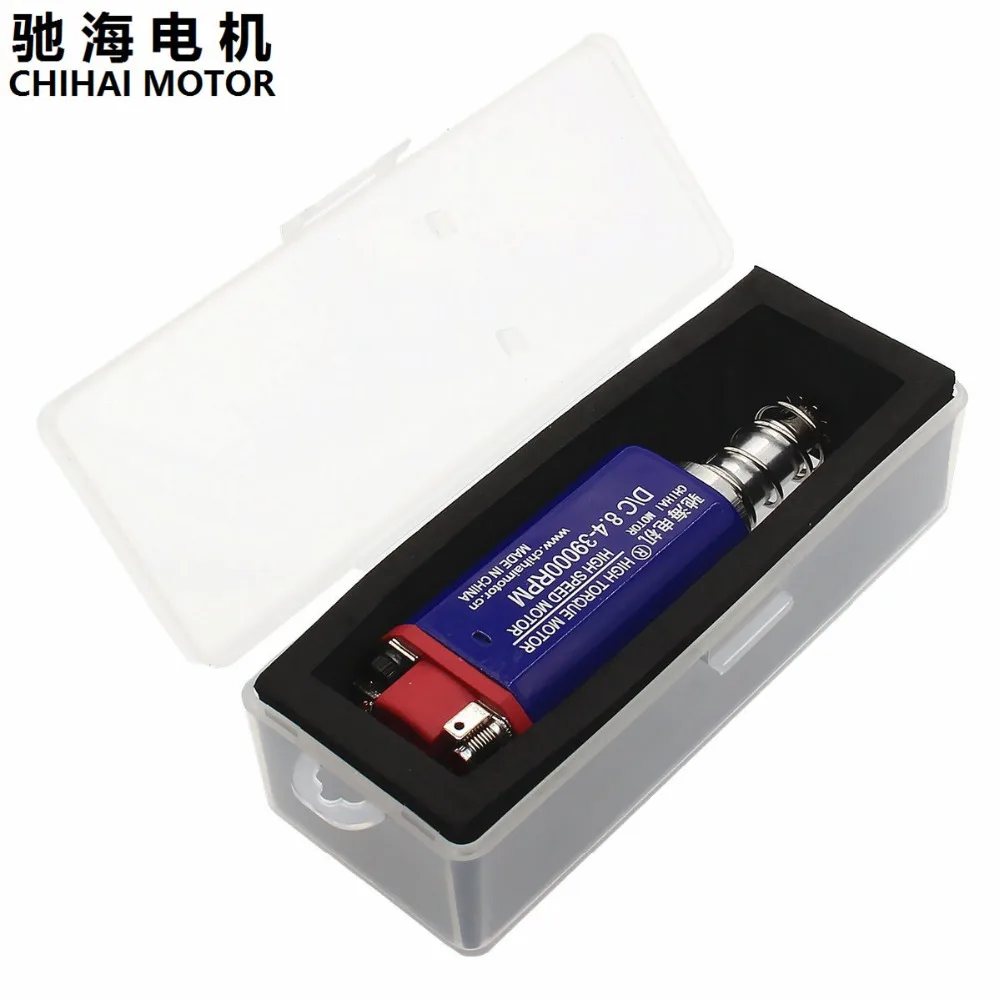 Chihai Motor CHF-FS480WA Motor de engranaje para Airsoft pistola de balines M180 M4 M16 MP5 G3 M14 alto par/alta velocidad D airsoft AEG Chihai Motor CHF-FS480WA Motor de engranaje para Airsoft pistola de balines M180 M4 M16 MP5 G3 M14 alto par/alta velocidad D airsoft AEG