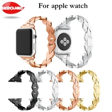 Для я Смарт-часы BandsLuxury призматический Сталь металла замена Браслет наручные ремень Группа регулируемый ремень