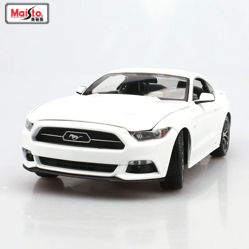 1:18 Масштаб Ford Mustang спортивная модель автомобиля имитация сплава Игрушечная с