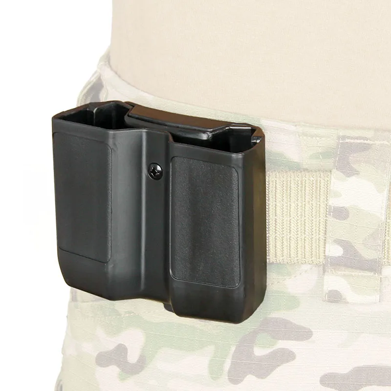 

PPT Double Stack Magazine Pouch Case Universal Pistol Mag Box for Glock 17 19,Colt 1911,Beretta m92 m9 ,Sig P226,HK USP OS7-0103