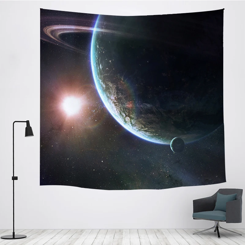 Ночном небе настенный гобелен одеяла для Гостиная Спальня фон с имитацией изголовья Instagram Декор