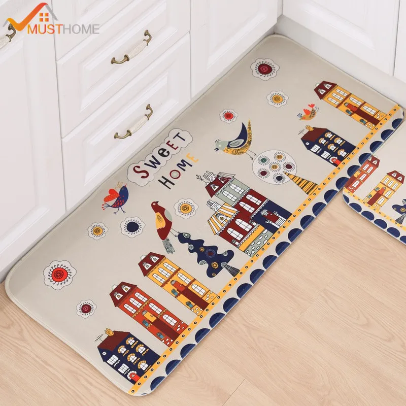 Microfiber Kitchen Rugs Promotion For Promotional Cartoon Antislip Bath Mat Microfiber Print Bathroom Rug Kitchen