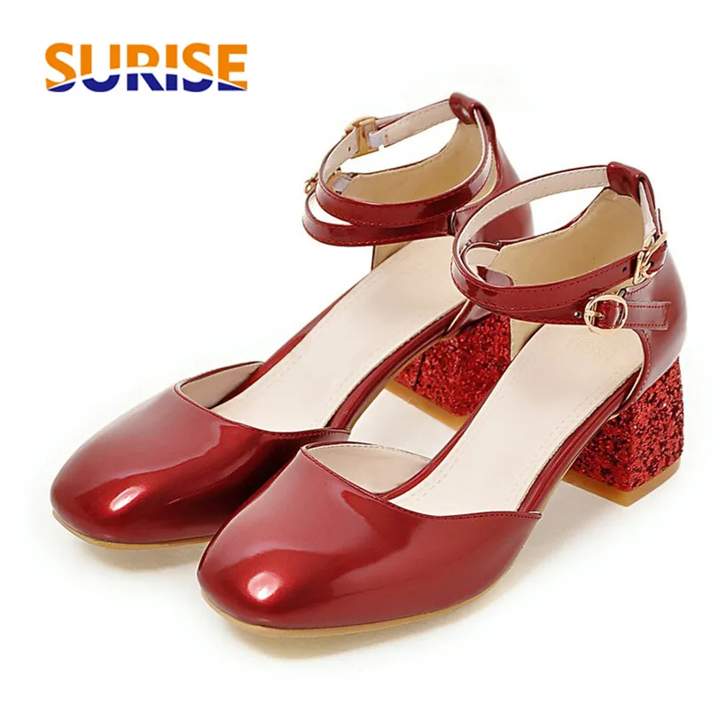 block heel square toe shoes