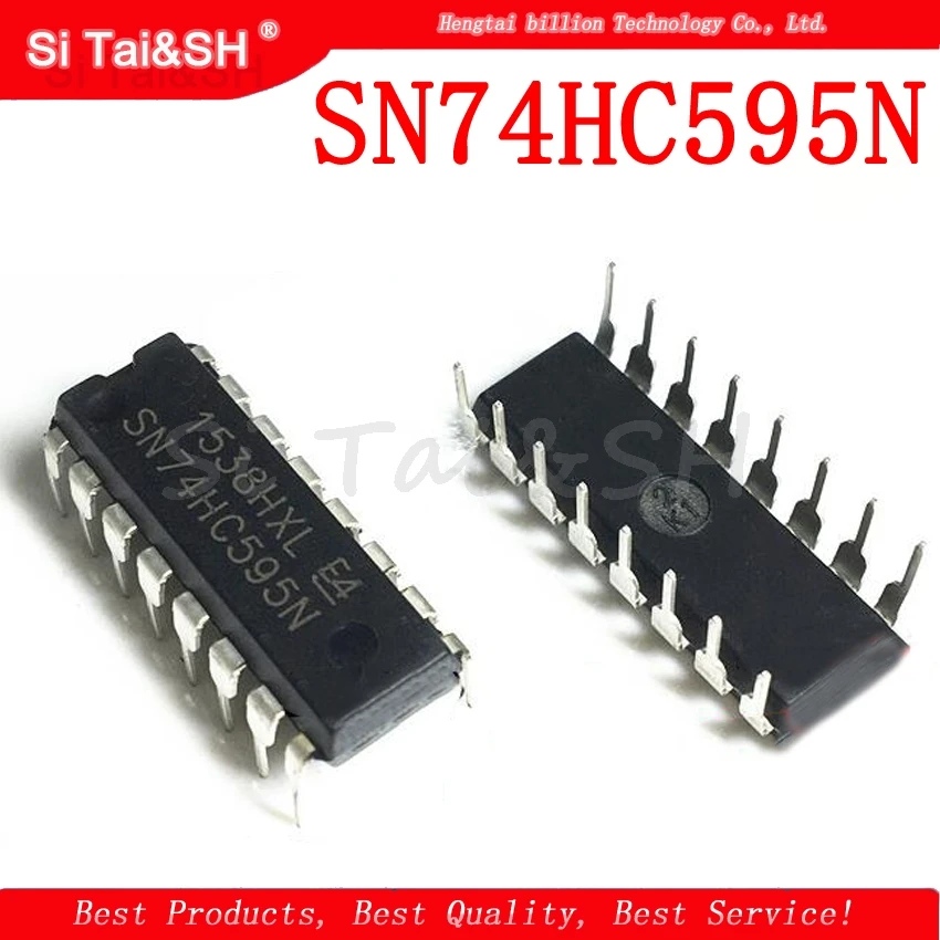 10 шт. SN74HC595N DIP16 SN74HC595 DIP 74HC595N 74HC595 новый и оригинальный IC | Электронные компоненты