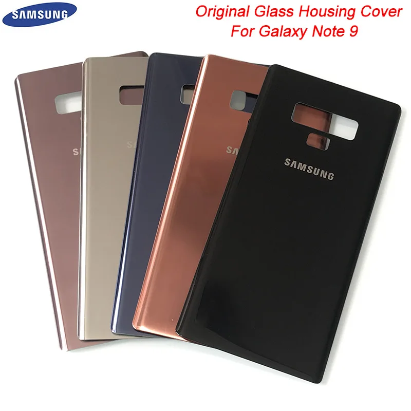 

100% Original Samsung Galaxy Note 9 N960 N960F N960P Battery Cover Rear Door Housing Case Back Glass back Replacement for note 9