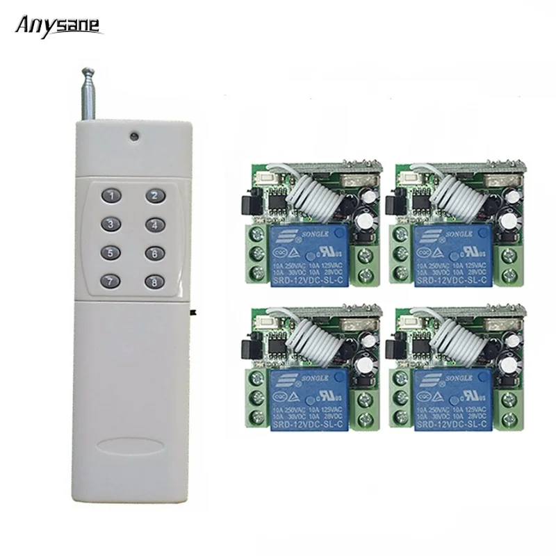 Long-range-wireless-remote-control-switch-433Mhz-learning-control-controller-switch-DC12V-updated-receiver-and-tansmitter