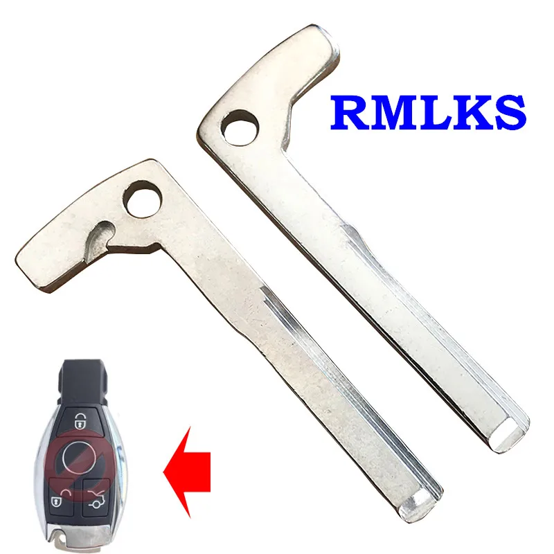

New Smart Remote Key Keyless Replacement Uncut Emergency Blade Blank Insert for Mercedes Benz Car Fob Key Blade Replacement