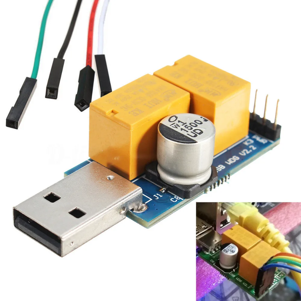 

1pc USB WatchDog 54*21.5*14.9 mm With Cable For Mining Unattended Operation Crash Auto Recover Reboot Mayitr Remote Control