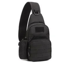 2016 Nouveau Hommes 1000D Nylon Militaire Voyage Bouteille D’eau D’épaule Messenger Sling Pack Poitrine Sac Étanche