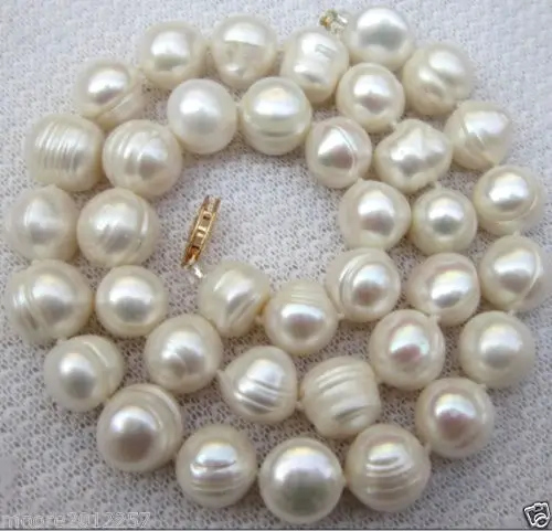 

Free Shipping >> CLASSIC HUGE 10-12mm SOUTH SEA BAROQUE PEARL NECKLACE 18INCHES