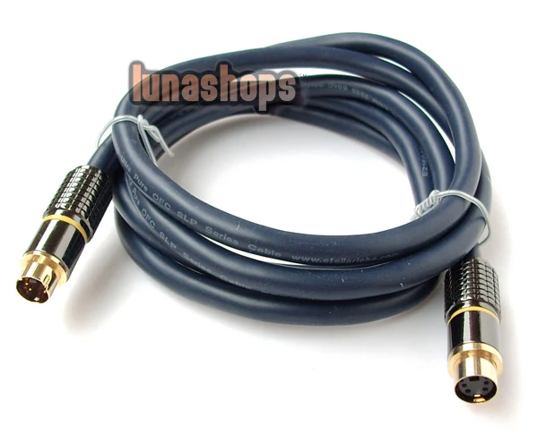 

LN000834 S-VIDEO 1.5M 5FT. PLUG 4 PIN SVHS MALE TO FEMALE CABLE