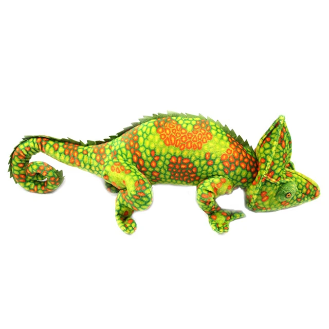 lazada stuffed chameleon toys plush soft simulation animal cute toys