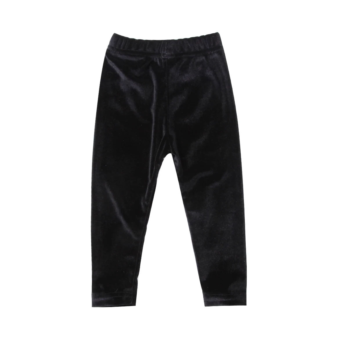 Плиссированные штаны с колокольчиком для новорожденных девочек детские длинные расклешенные брюки, одежда Детские повседневные брюки капри для девочек - Цвет: Черный