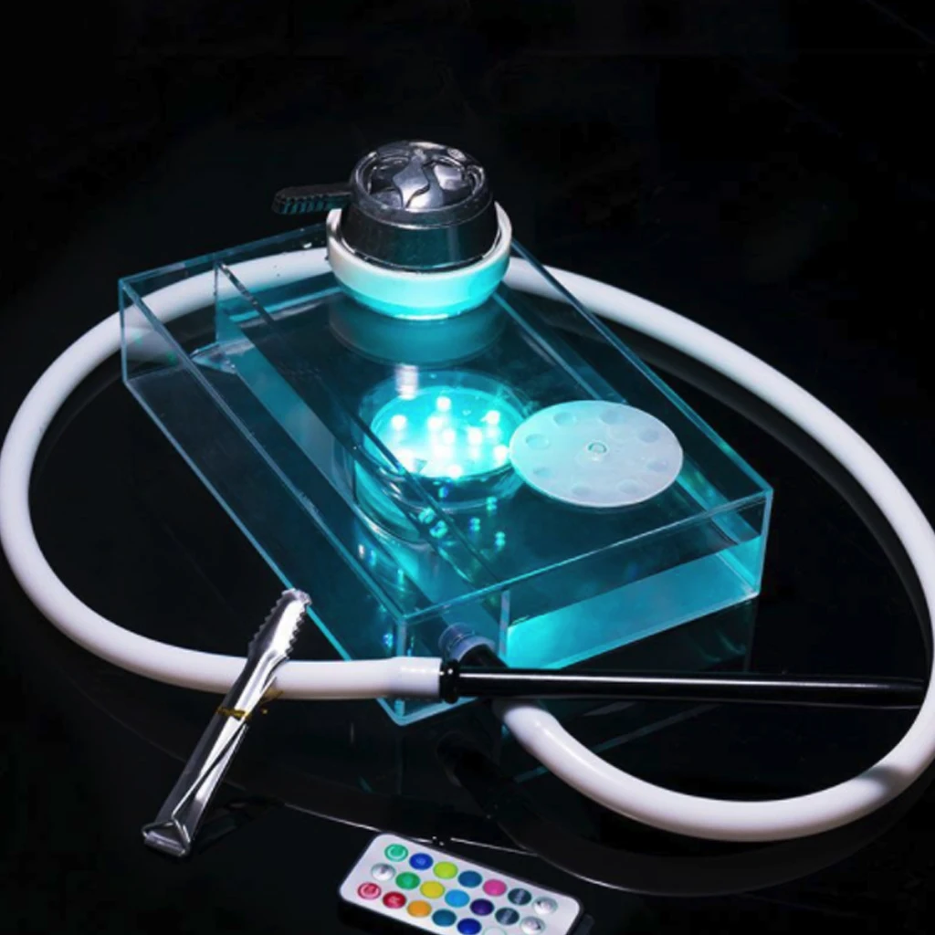 

High quality Acrylic Hookah Set Narghile Shisha with Shisha Hookah Hose Charcoal Holder Shisha Water Container for Club Bar home