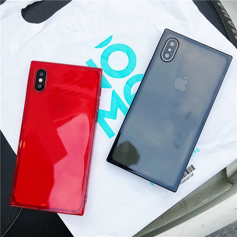 

Super Dropproof Clear Case for iphone 7 8 X XS MAX 10 XR 6 6S Plus Airbag Anti-Knock Soft TPU Candy Full Protect Cover Capa