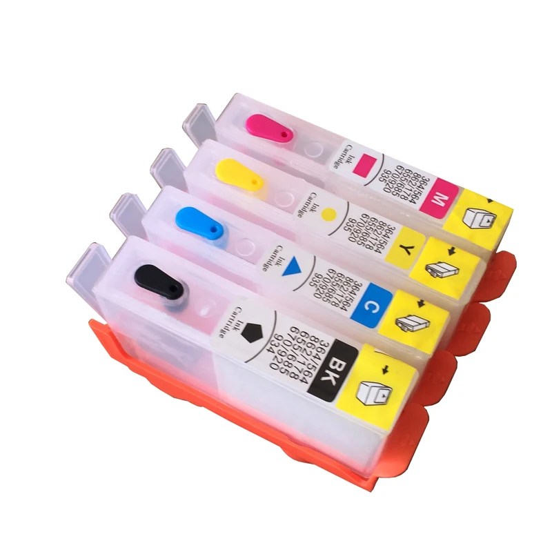 4 Colors For HP 655 HP655 Empty Refillable Ink Cartridge With Resettable Chip For HP Deskjet 3525 4615 4625 5525 6525 Printer 4 Colors For HP 655 HP655 Empty Refillable Ink Cartridge With Resettable Chip For HP Deskjet 3525 4615 4625 5525 6525 Printer