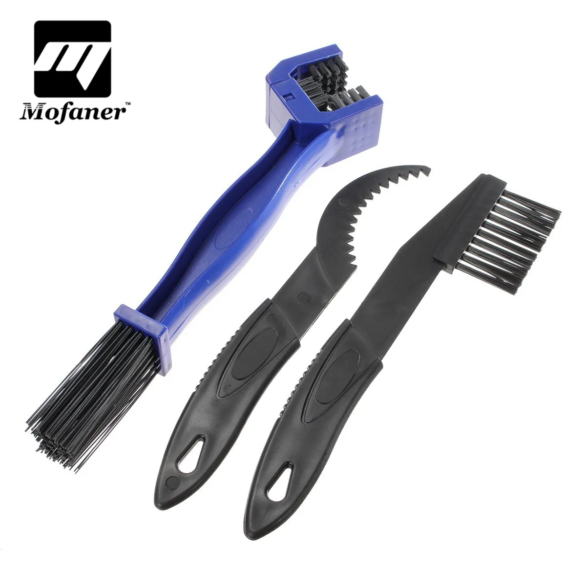 

3 in 1 Motorcycle Bicycle Chain Cleaning Brush Set Mountain Bicycle Gear Cleaner Scrubber Cycling Tool