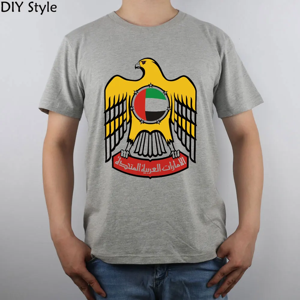 Emblem Of The United Arab Emirates t shirt Top Pure Cotton Men T Shirt