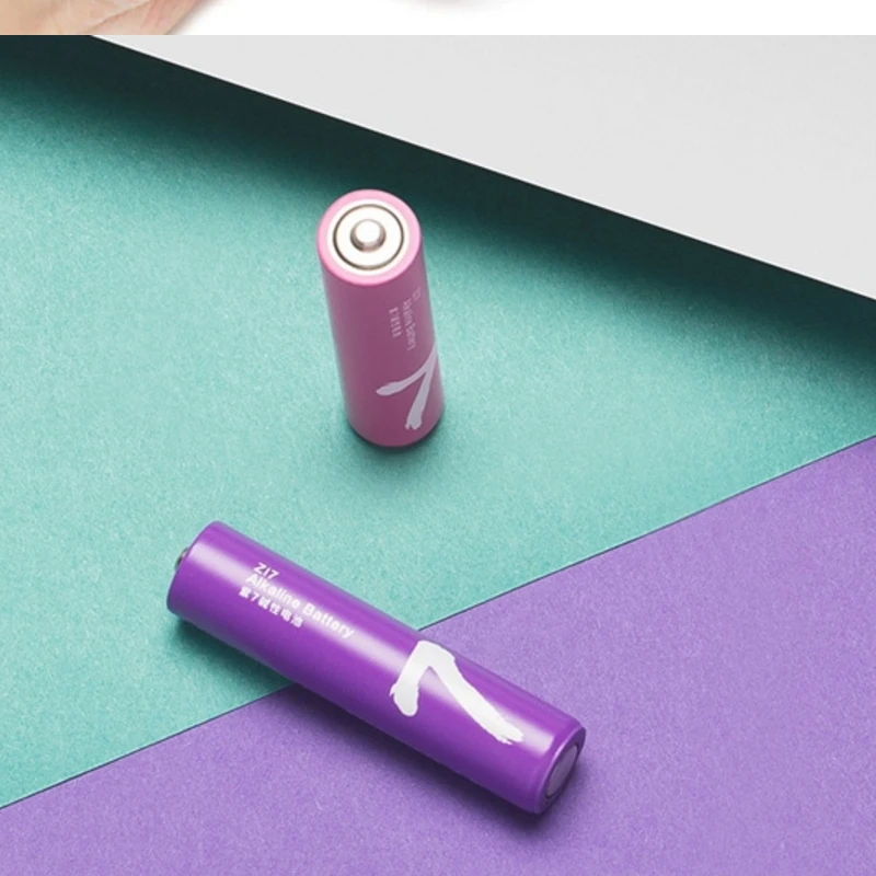 

2PCS/Lot For XIAOMI ZMI ZI7 AAA for Camera Mouse Keyboard Controller Toys lkaline Battery Rainbow Disposable Batteries Kit