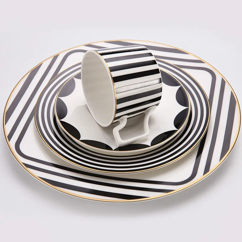 Европейский ресторан S tea k Plate послеобеденный чай закуска тарелка керамическая