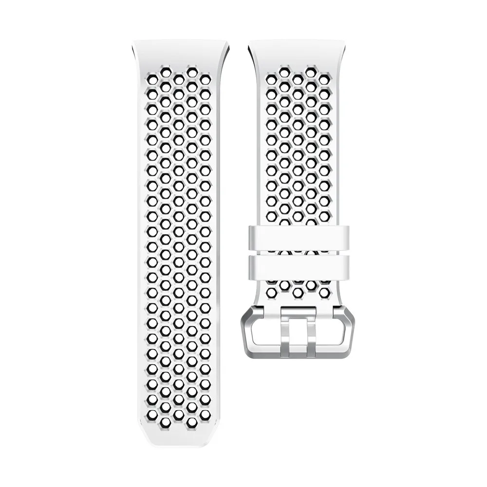 Ouhaobin ремешок для часов легкий вентилируемый силиконовый браслет перфорированный аксессуар спортивные повязки для Fitbit ионных ремешков Dec12 - Цвет: G