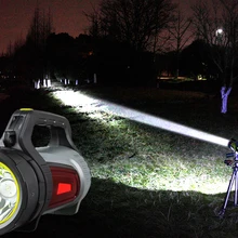 Superbight светодиодные мощные портативные прожекторы t6 перезаряжаемая лампа для охоты кемпинга partrol