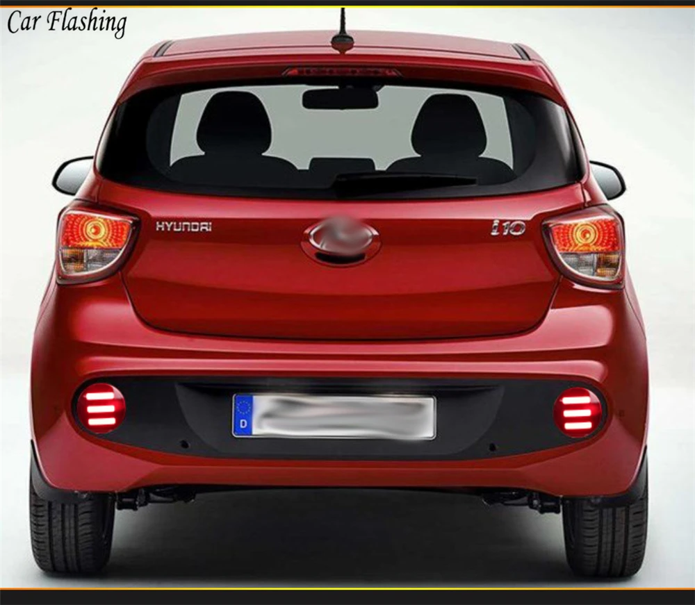 Автомобильная проблесковая 2 шт. для Hyundai i10 2017 2018 автомобильный Светодиодный