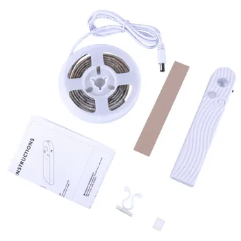 

1.5M flexible LED lights with lights LED dual mode sports night light motion sensor for bedroom cabinet taillights LED