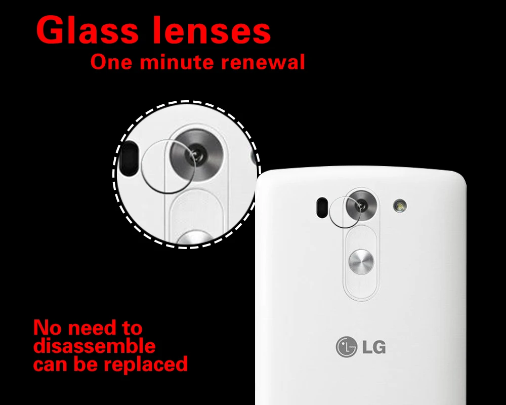 Защитная пленка для задней камеры HD из закаленного стекла LG G3 MINI G3S D722 D725