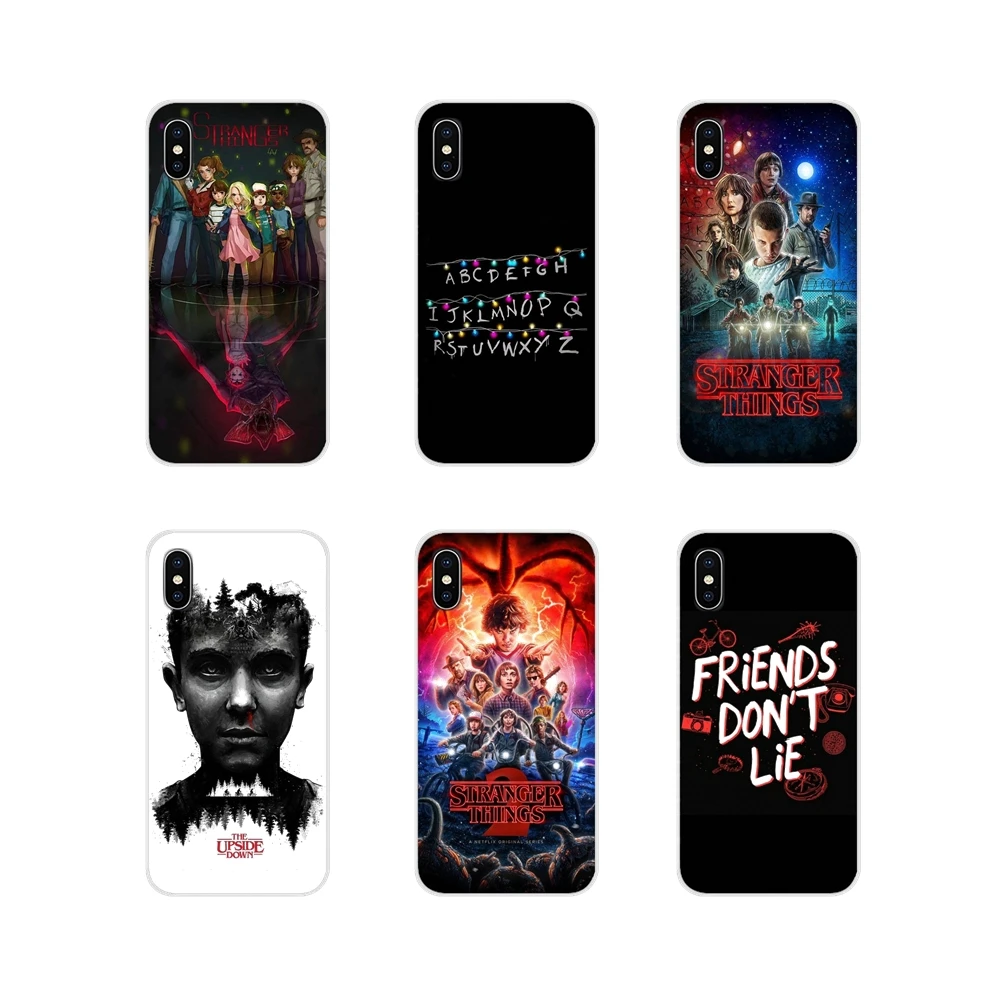 

Transparent Soft Cases Covers For Huawei P Smart Mate Honor 7A 7C 8C 8X 9 P10 P20 Lite Pro Plus should i stay go Stranger Things