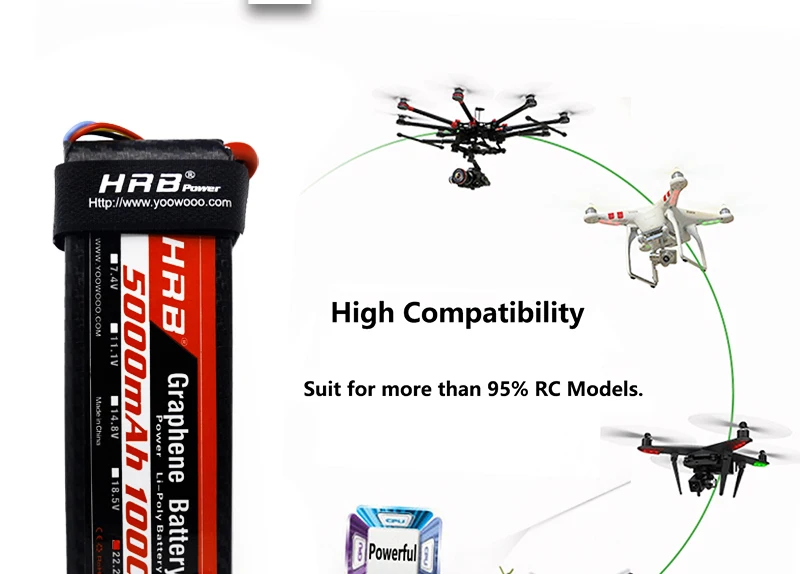 HRB графеновая батарея 6S 22,2 V 5000mah 100C 200C XT60-T разъём для LiPo батарей батарея для goblin trex 600 Вертолет RC автомобиль Лодка дроны