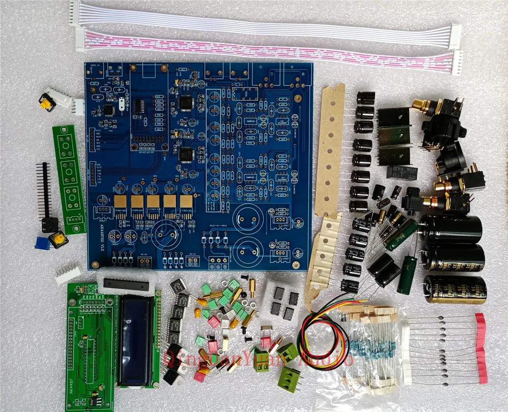US $188 8 |Q7 Dual AK4497 AK4497EQ Parallel Audio DAC Decoder Balance XLR output DIY KIT-in Digital-to-Analog Converter from Consumer Electronics on