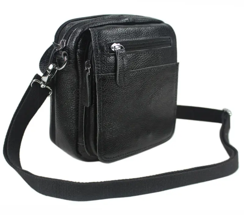 Fashion 100% Natural Genuine Leather Men&#39;s messenger Bags Leather Shoulder bag for man Crossbody ...